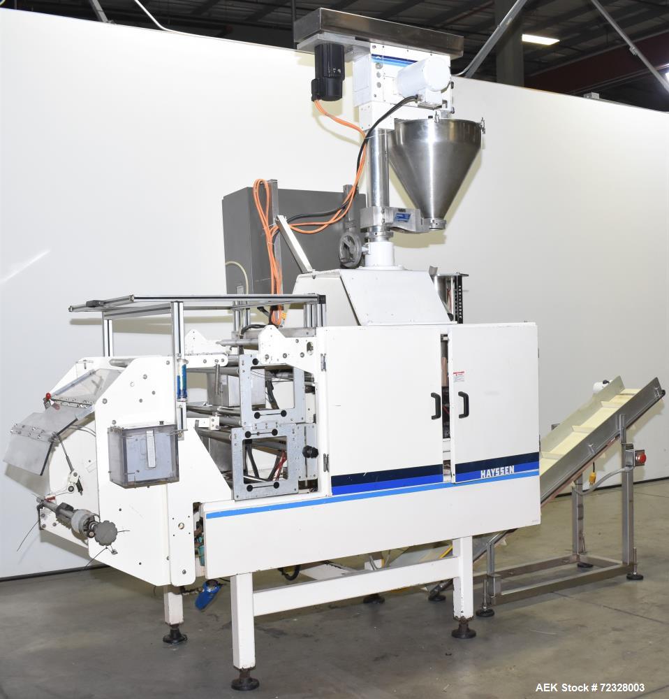 Used Hayssen Vertical Form Fill Seal Bagger with Mateer Auger Filler